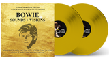 BOWIE - SOUNDS + VISIONS: 10-INCH DOUBLE ALBUM ON GOLD VINYL IN GATEFOLD SLEEVE - LIMITED TO JUST 1000 COPIES WORLDWIDE!