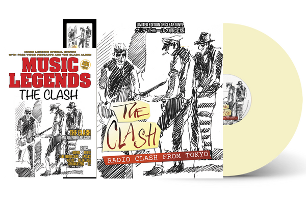 THE CLASH - RADIO CLASH FROM TOKYO - BOOKZINE & CLEAR VINYL - SPECIAL LIMITED EDITION BUNDLE