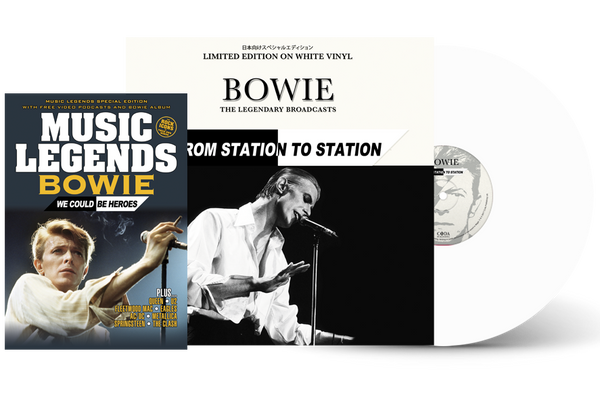 BOWIE - STATION TO STATION - BOOKZINE & WHITE VINYL - SPECIAL LIMITED EDITION BUNDLE