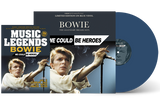 BOWIE - WE COULD BE HEROES - BOOKZINE & BLUE VINYL - SPECIAL LIMITED EDITION BUNDLE