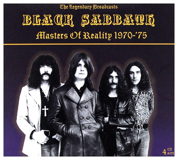 BLACK SABBATH - MASTERS OF REALITY 1970-'75: THE LEGENDARY BROADCASTS - 4 CD SET