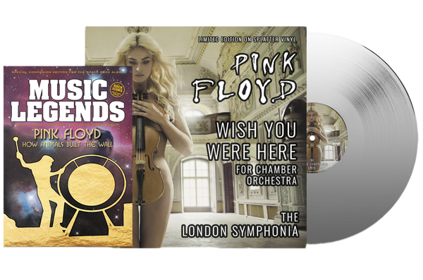 PINK FLOYD'S WISH YOU WERE HERE FOR CHAMBER ORCHESTRA - BOOKZINE & GREY SPLATTER VINYL - SPECIAL LIMITED EDITION BUNDLE