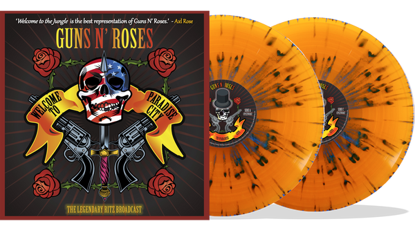 GUNS N' ROSES - WELCOME TO PARADISE CITY: HAND-NUMBERED 10-INCH DOUBLE-ALBUM ON SPLATTER VINYL IN DOUBLE GATEFOLD SLEEVE