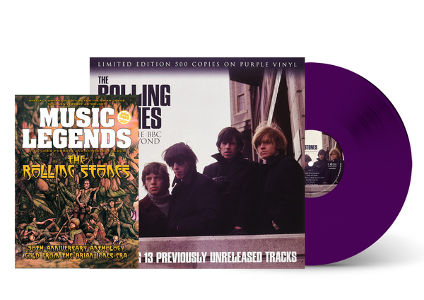 ROLLING STONES - LIVE AT THE BBC AND BEYOND - 500 COPIES! - BOOKZINE & PURPLE VINYL - SPECIAL LIMITED EDITION BUNDLE