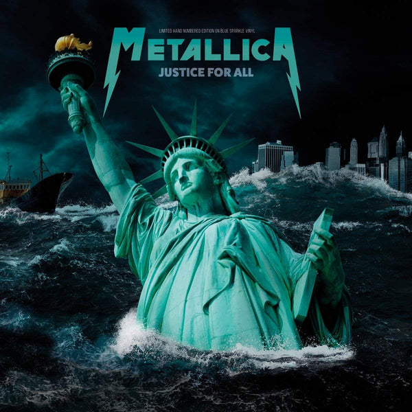 METALLICA - JUSTICE FOR ALL: LIMITED EDITION ON BLUE VINYL