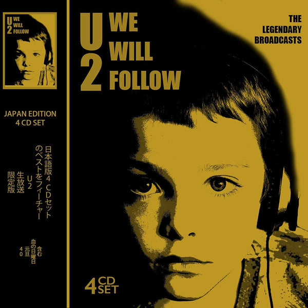 U2 - WE WILL FOLLOW: THE LEGENDARY BROADCASTS 4 CD SET