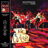 THE CLASH - BORED WITH THE USA- THE US FESTIVAL: LIMITED EDITION ON RED VINYL