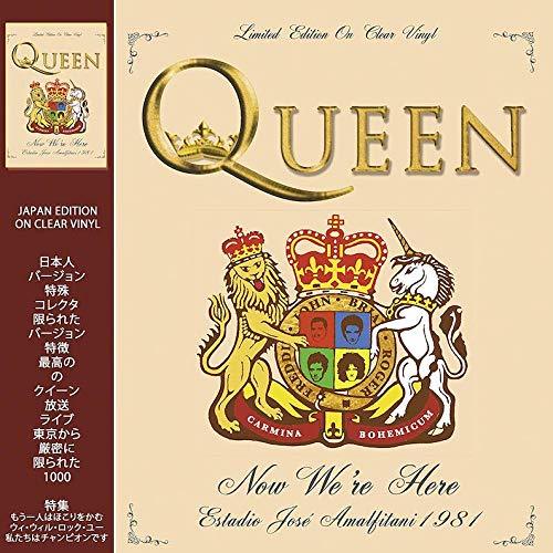 QUEEN - NOW WE'RE HERE: LIMITED EDITION ON CLEAR VINYL