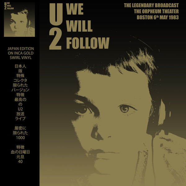 U2 - WE WILL FOLLOW: LIMITED EDITION ON INCA GOLD SWIRL VINYL