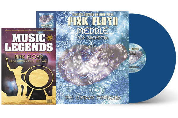 PINK FLOYD'S MEDDLE FOR ORCHESTRA - BOOKZINE & BLUE VINYL - SPECIAL LIMITED EDITION BUNDLE