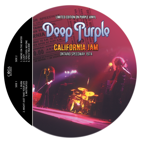 DEEP PURPLE - CALIFORNIA JAM - LIMITED EDITION TURNTABLE MAT