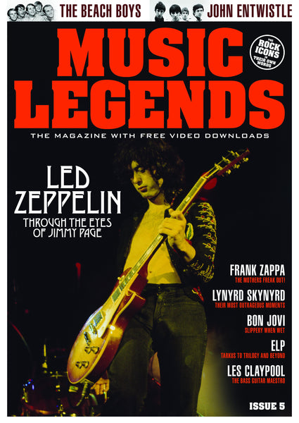 MUSIC LEGENDS MAGAZINE - ISSUE 5 - INCLUDES A FREE LED ZEPPELIN AUDIOBOOK CD!