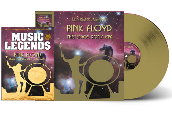 PINK FLOYD - THE SPACE ROCK ERA - BOOKZINE & INCA GOLD VINYL - SPECIAL LIMITED EDITION BUNDLE