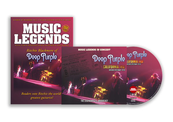 DEEP PURPLE - CALIFORNIA JAM - BOOKZINE & CD SPECIAL LIMITED EDITION BUNDLE