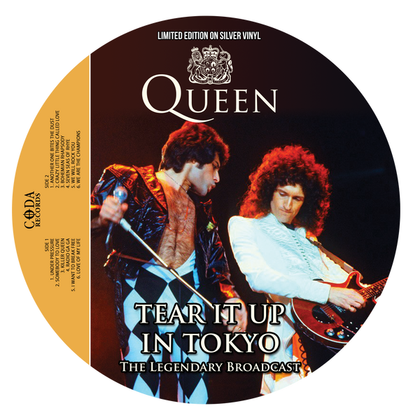 QUEEN - TEAR IT UP IN TOKYO - LIMITED EDITION TURNTABLE MAT