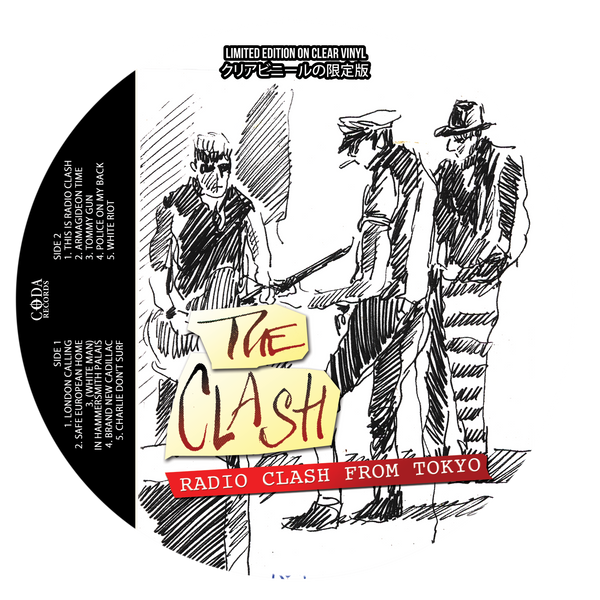 THE CLASH - RADIO CLASH FROM TOKYO - LIMITED EDITION TURNTABLE MAT